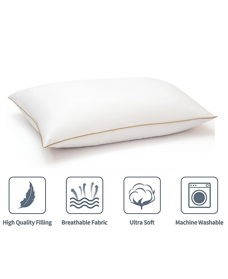 Cheer Collection Feather Down Filled Pillow, King