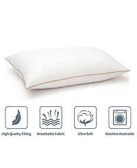 Cheer Collection Feather Down Filled Pillow, King