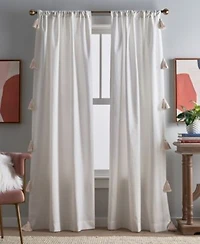 Peri Home Chunky Tassel Pole Top 2 Piece Curtain Panel Collection