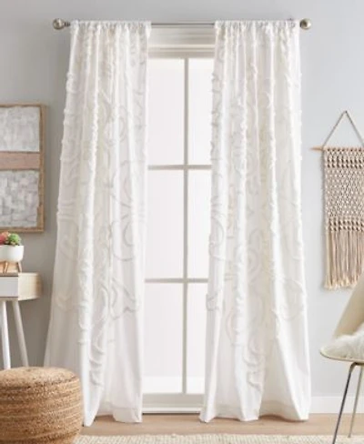 Peri Home Gates Tufted Chenille Pole Top 2 Piece Curtain Panel Collection