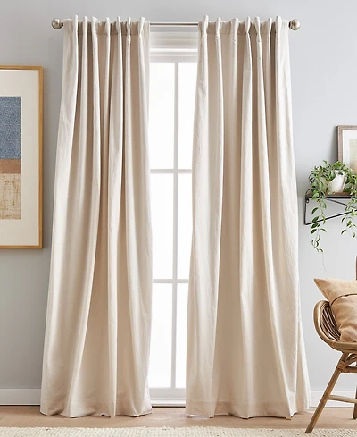 Peri Home Sanctuary Back Tab Lined 2-Piece Curtain Panel Set