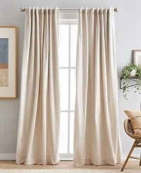 Peri Home Sanctuary Back Tab Lined 2-Piece Curtain Panel Set