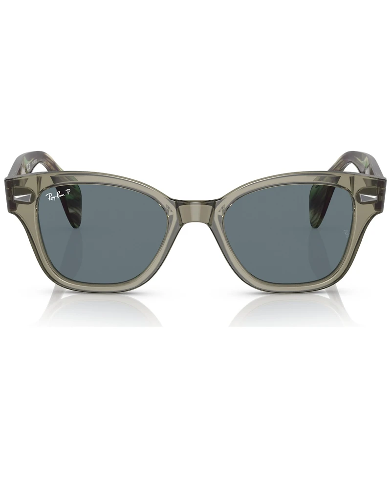 Ray-Ban Unisex Polarized Sunglasses, RB0880S52-p