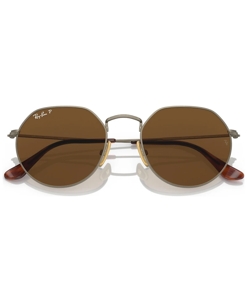 Ray-Ban Unisex Titanium Polarized Sunglasses, RB8165