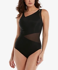 Miraclesuit Illusionist Azura Allover-Slimming One-Piece Swimsuit