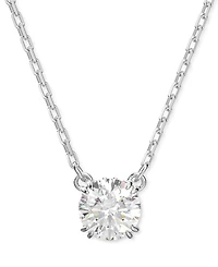 Swarovski Silver-Tone Constella Crystal Pendant Necklace, 14-7/8" + 2" extender