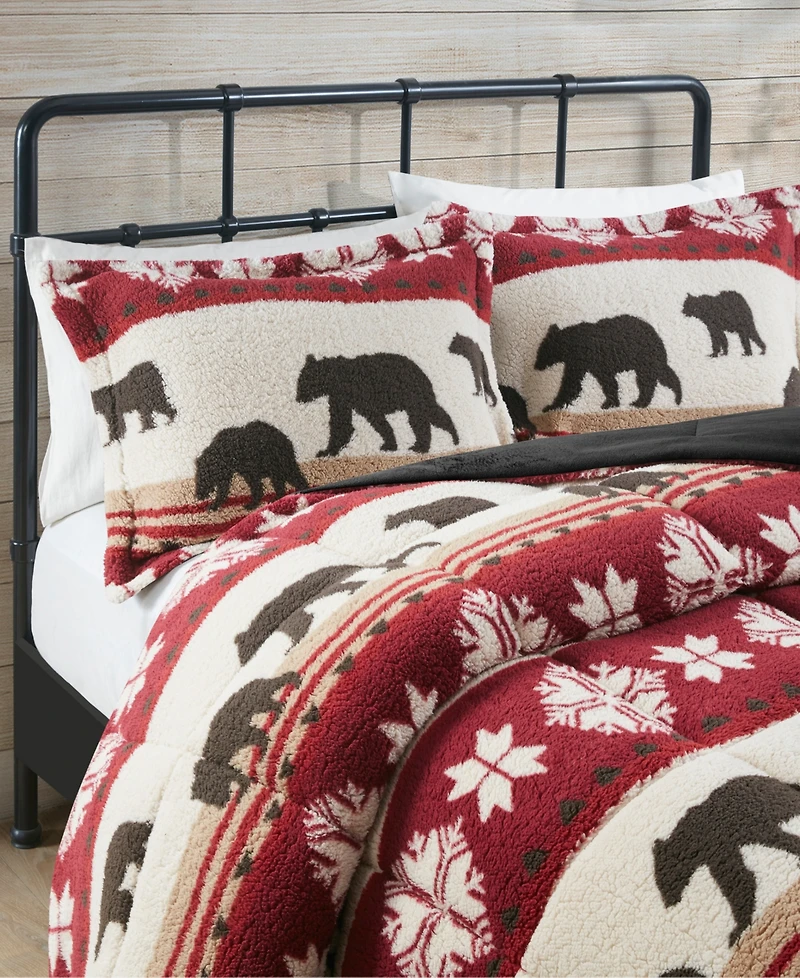 Woolrich Tunbridge Sherpa 3-Pc. Comforter Set, Full/Queen