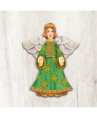 Designocracy Celtic Angel Wooden Decor