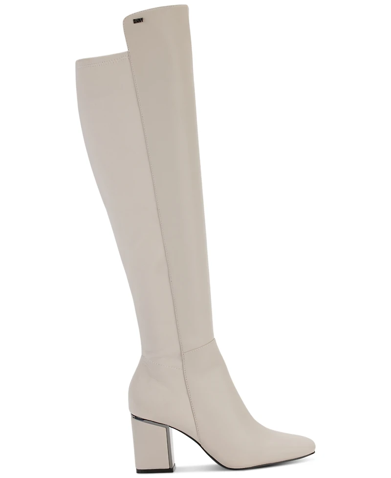 Dkny Women's Cilli Square-Toe Knee-High Dress Boots