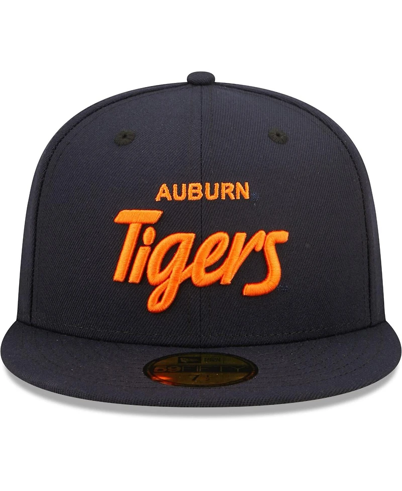 Men's New Era Navy Auburn Tigers Griswold 59FIFTY Fitted Hat