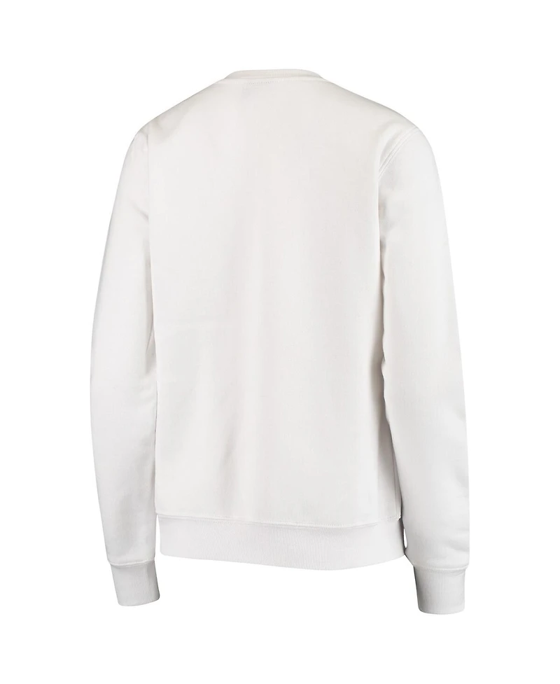 Women's Colosseum White Penn State Nittany Lions Campanile Pullover Sweatshirt