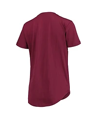 Women's Pressbox Maroon Texas A&M Aggies Wild Lips Core T-shirt