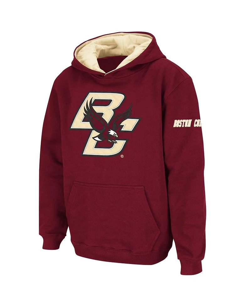 Big Boys Stadium Athletic Boston College Eagles Logo Pullover Hoodie