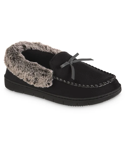 Isotoner Signature Women's Microsuede Rae Comfort Moccasin Slippers