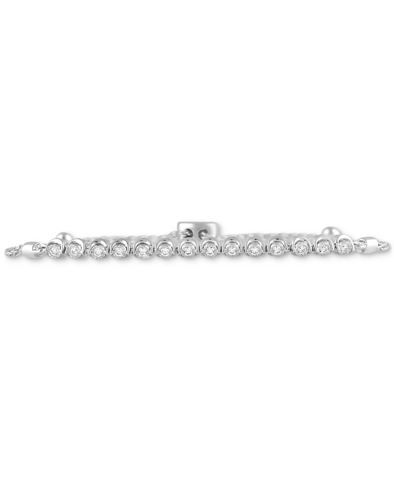 Forever Grown Diamonds Lab-Created Diamond Bolo Bracelet (1/4 ct. t.w.) in Sterling Silver