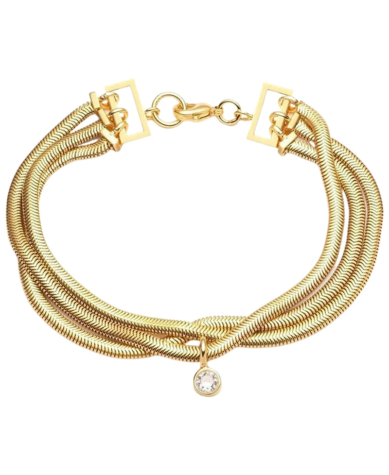 Bonheur Jewelry Lucile Crystal Chain Bracelet