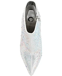 Journee Collection Women's Alexis Rhinestone Stiletto Dress Booties