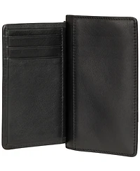 Mancini Women's Basket Weave Collection Rfid Secure Card Case and Coin Pocket
