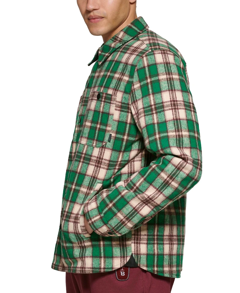 Bass Outdoor Men's Mission Field Sherpa Lined Shirt Jacket