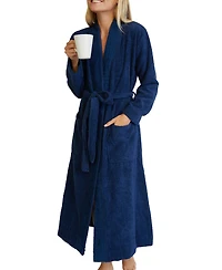 100% Turkish Cotton Pleated Robe