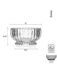 Mikasa Estate 9" Footed Bowl