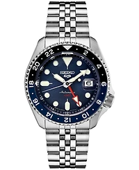 Seiko Men's Automatic 5 Sports Stainless Steel Bracelet Watch 43mm