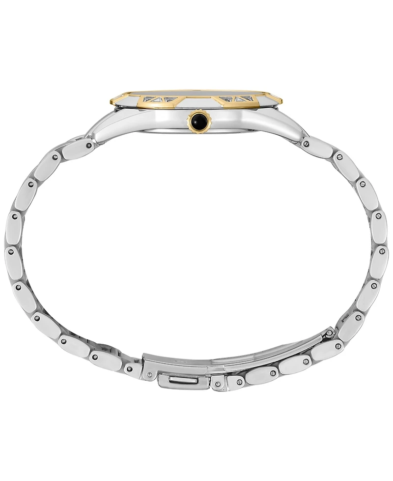 Seiko Women's Diamond (1/6 ct. t.w.) Two Tone Stainless Steel Bracelet Watch 33mm