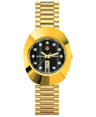 Rado Watch, Men's Swiss Automatic Original Gold-pvd Stainless Steel Bracelet 35mm R12413613