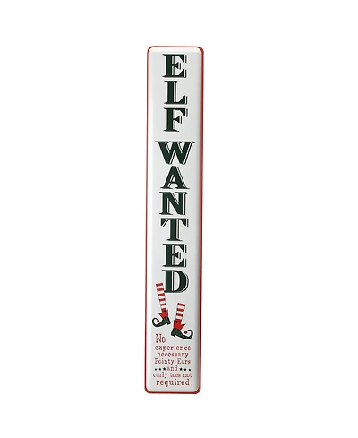 National Tree Company 47" Elf Wanted Wall Sign