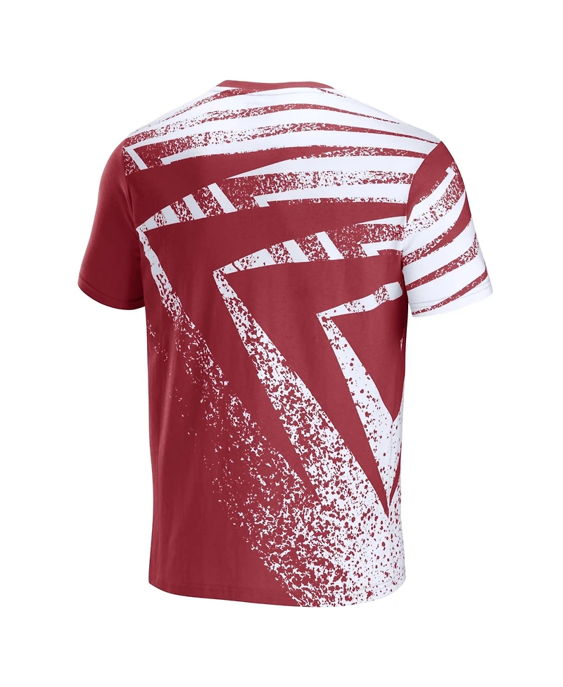 Men's Nfl X Staple Cardinal Arizona Cardinals Team Slogan All Over Print Short Sleeve T-shirt