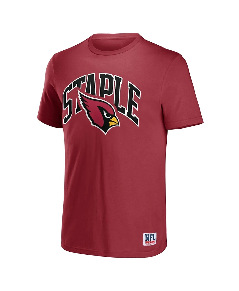 Men's Nfl X Staple Cardinal Arizona Cardinals Lockup Logo Short Sleeve T-shirt