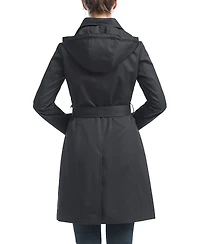 Kimi + Kai Women's Elsa Water-Resistant Hooded Trench Coat