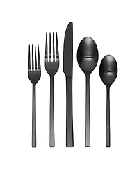 Oneida Allay Midnight 20 Piece Everyday Flatware Set, Service For 4