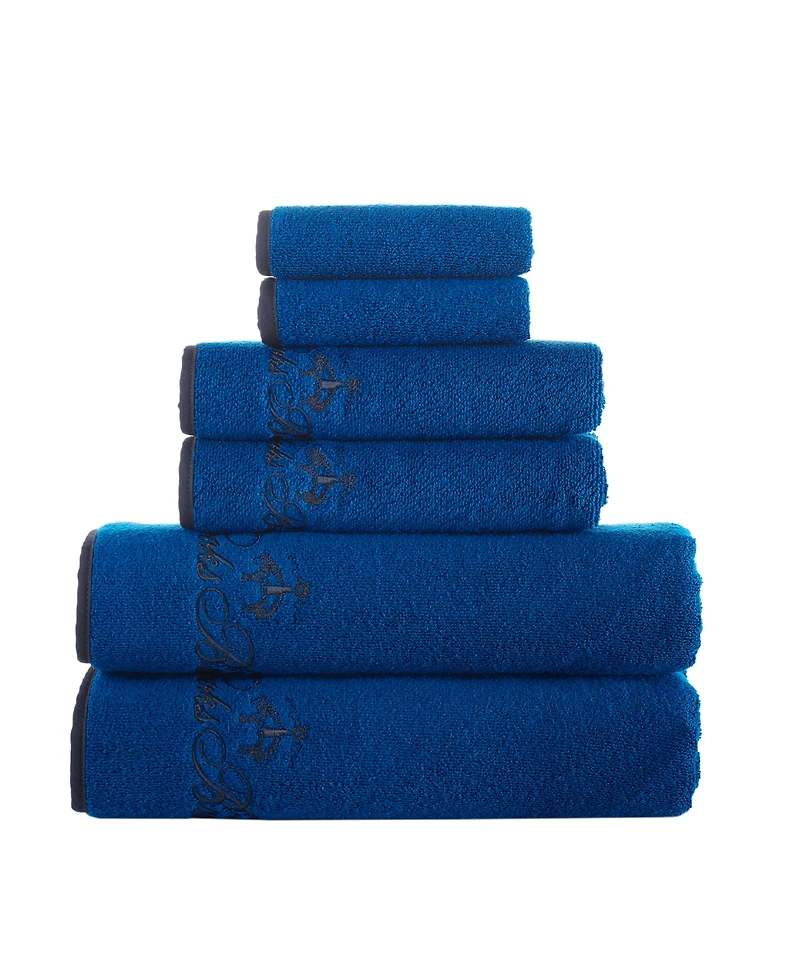 Brooks Brothers Contrast Frame Piece Turkish Cotton Towel Set