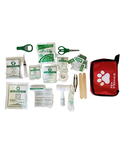 Comprehensive 40-Piece Pet Travel First Aid Kit for Emergencies, Safety, & Adventure