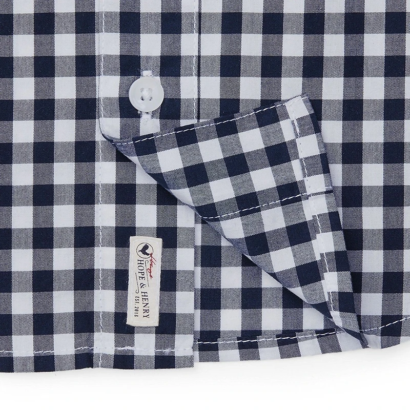 Hope & Henry Boys Poplin Button Down Shirt