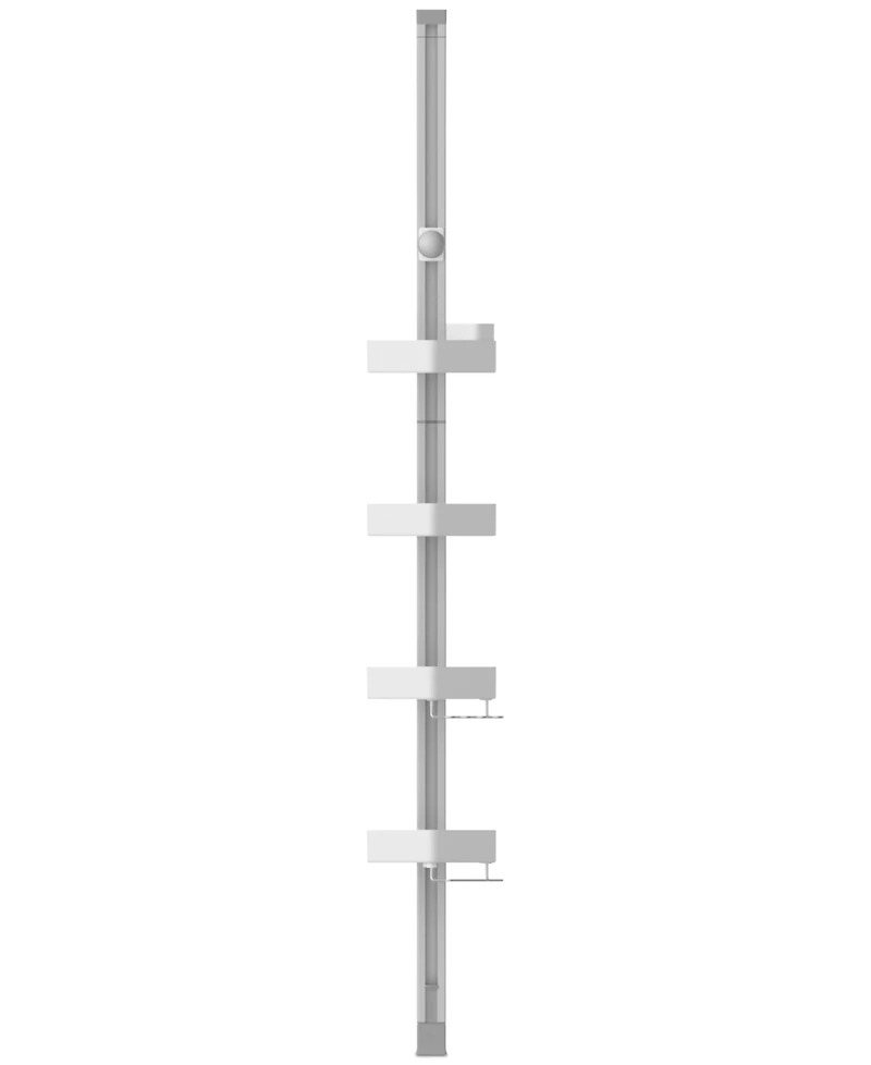 Sharper Image SpaStudio Tension-Pole 4-Tier Shower Caddy