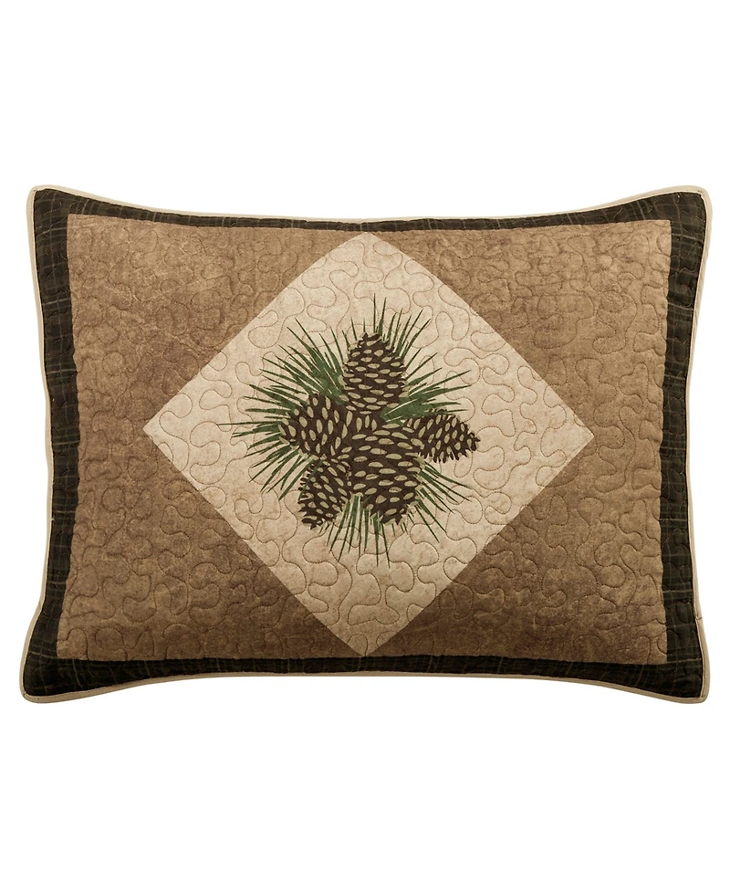 Donna Sharp Antique-Like Pine 2 Piece Quilt Set, Twin