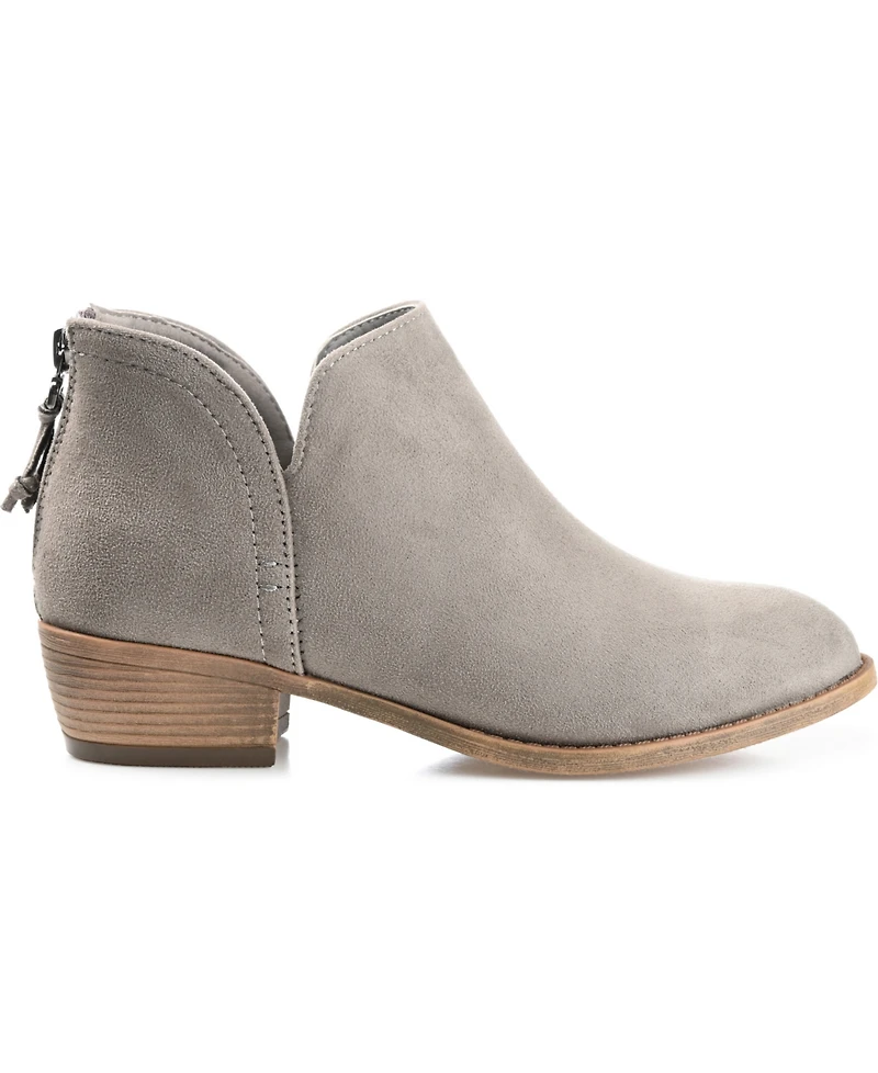 Journee Collection Women's Livvy Side Split Ankle Booties