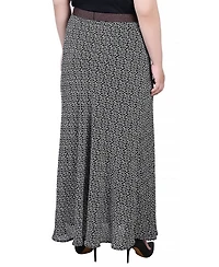 Ny Collection Plus Chiffon Maxi Skirt