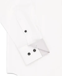 ConStruct Men's Slim-Fit Solid Performance Stretch Cooling Comfort Dress Shirt