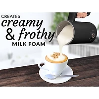 Milk Frother Electric Heater - Automatic 4-in-1 Function Steamer For Hot & Cold