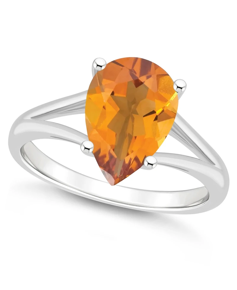 Macy's Women's Citrine (2-3/4 ct.t.w.) Ring Sterling Silver