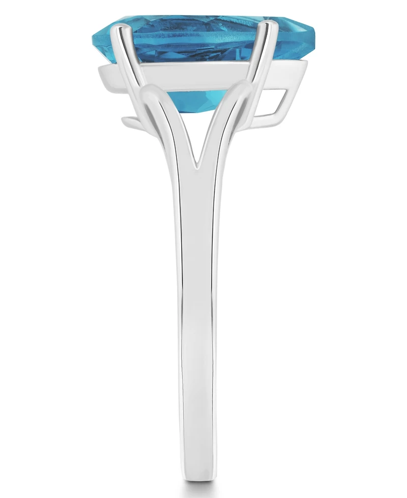 Macy's Women's London Blue Topaz (3-2/3 ct.t.w.) Ring Sterling Silver
