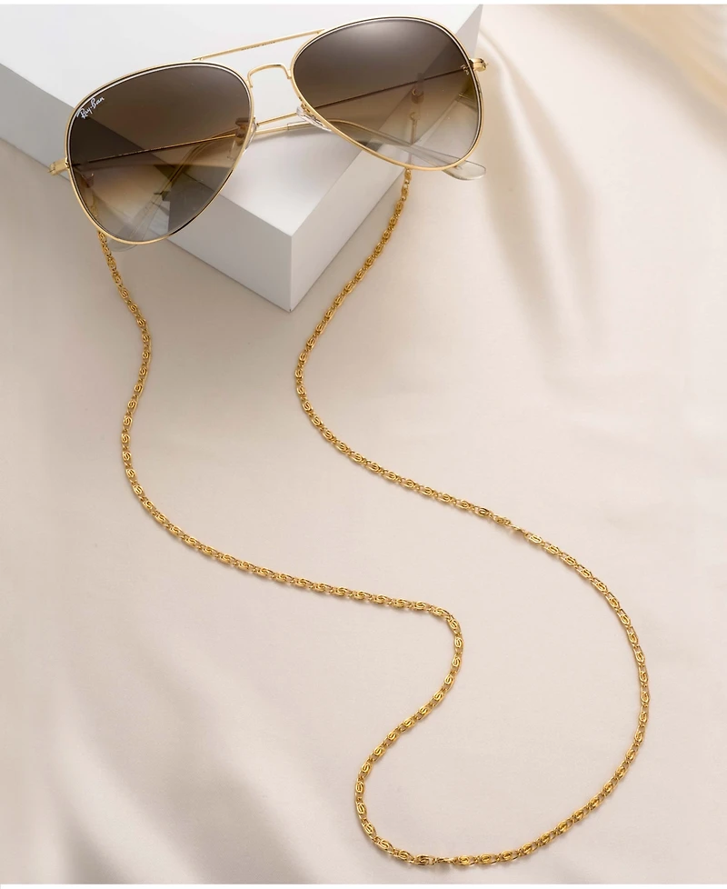 Ettika Women's 18k Gold Plated Level Up Glasses Chain