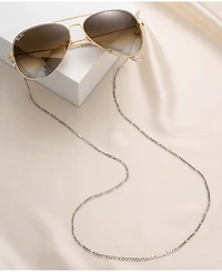 Ettika Women's Rhodium Plated Go-to Glasses Chain