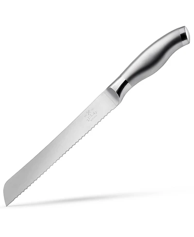 Zulay Kitchen Serrated Bread Knife - Stainless Steel for Homemade Bread, Cake, Bagel