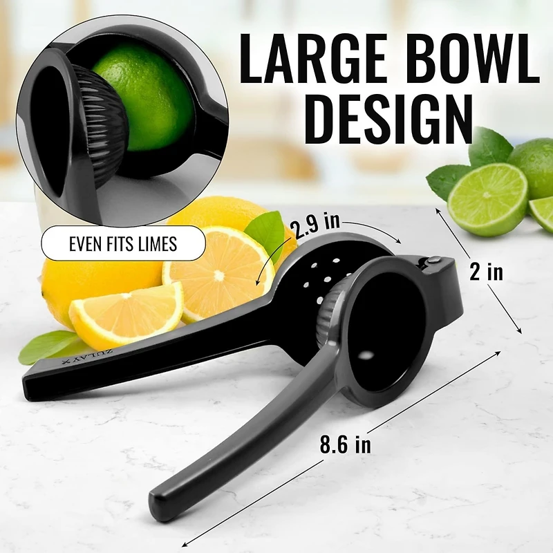 Premium Quality Metal Lemon Squeezer, Citrus Juicer, Manual Press