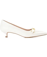 Journee Collection Women's Rumi Pointed Toe Kitten Heel Pumps