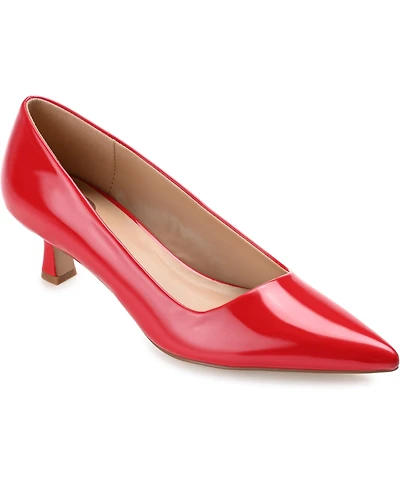 Journee Collection Women's Celica Kitten Heel Pumps